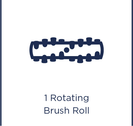 1 rotating brush roll
